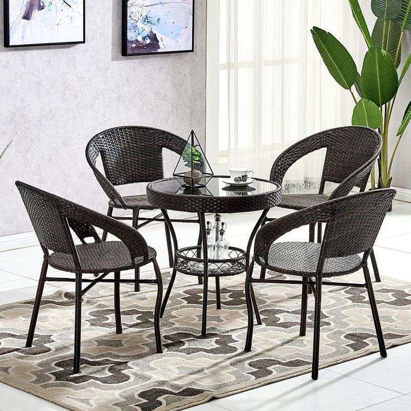 阳台桌椅一套茶桌椅组合藤椅三件套户外简约藤椅子藤编老人靠背椅,3C数码配件,其它配件,淘宝优惠券,粉丝福利购,淘宝优惠卷