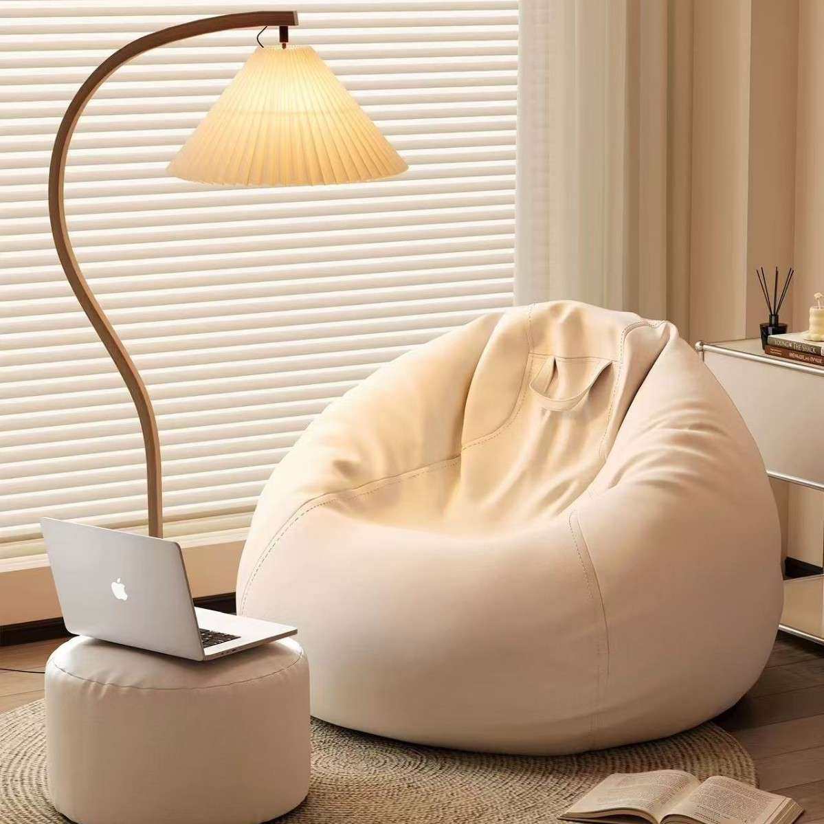 懒人沙发可躺可睡单人豆袋人类狗窝阳台卧室榻榻米宿舍小沙发躺椅,3C数码配件,其它配件,淘宝优惠券,粉丝福利购,淘宝优惠卷