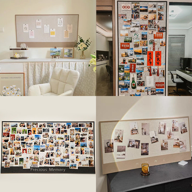 照片墙背景板挂墙面相片相框展示毛毡墙贴软木板客厅墙高级感免打,文具电教/文化用品/商务用品,软木板/照片板/毛毡板,淘宝优惠券,粉丝福利购,淘宝优惠卷