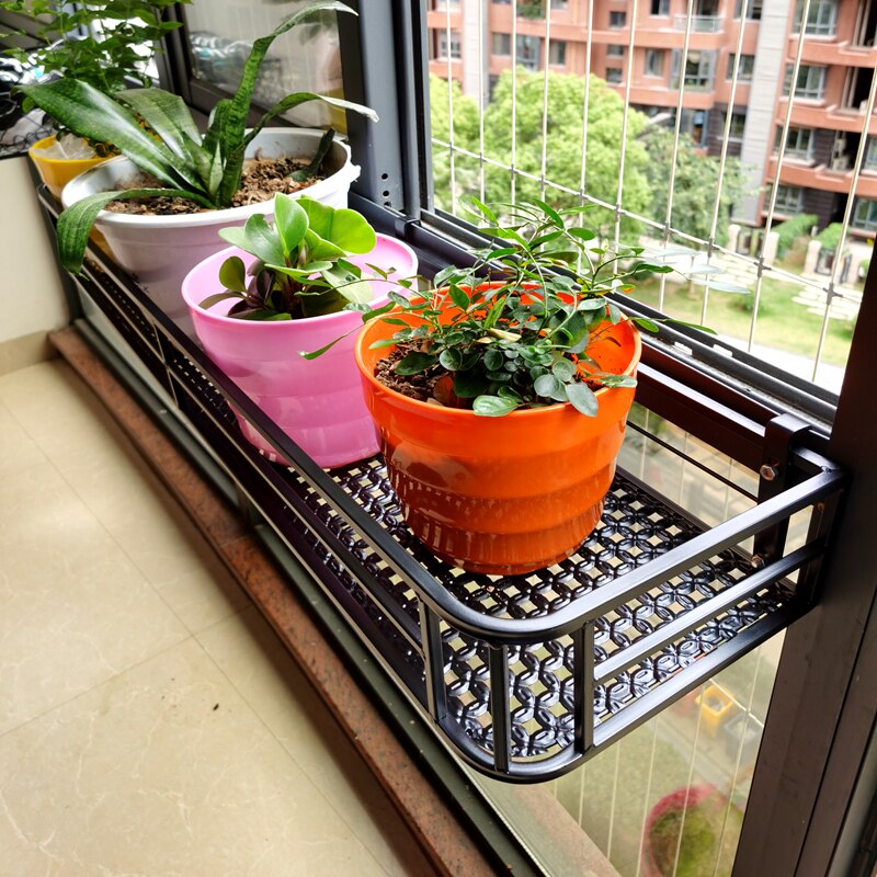 阳台养花栏杆悬挂式铁艺护栏花盆挂架窗台户室内多肉花卉架子壁挂