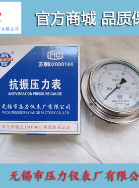 抗震压力表0.1MPa,1MPa,2.5MPa,10MPa,16MPa,25MPa,40MPa,60MPa