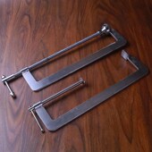 304不锈钢G型夹具大号夹子固定器木工夹G字夹C形夹子强力型夹300