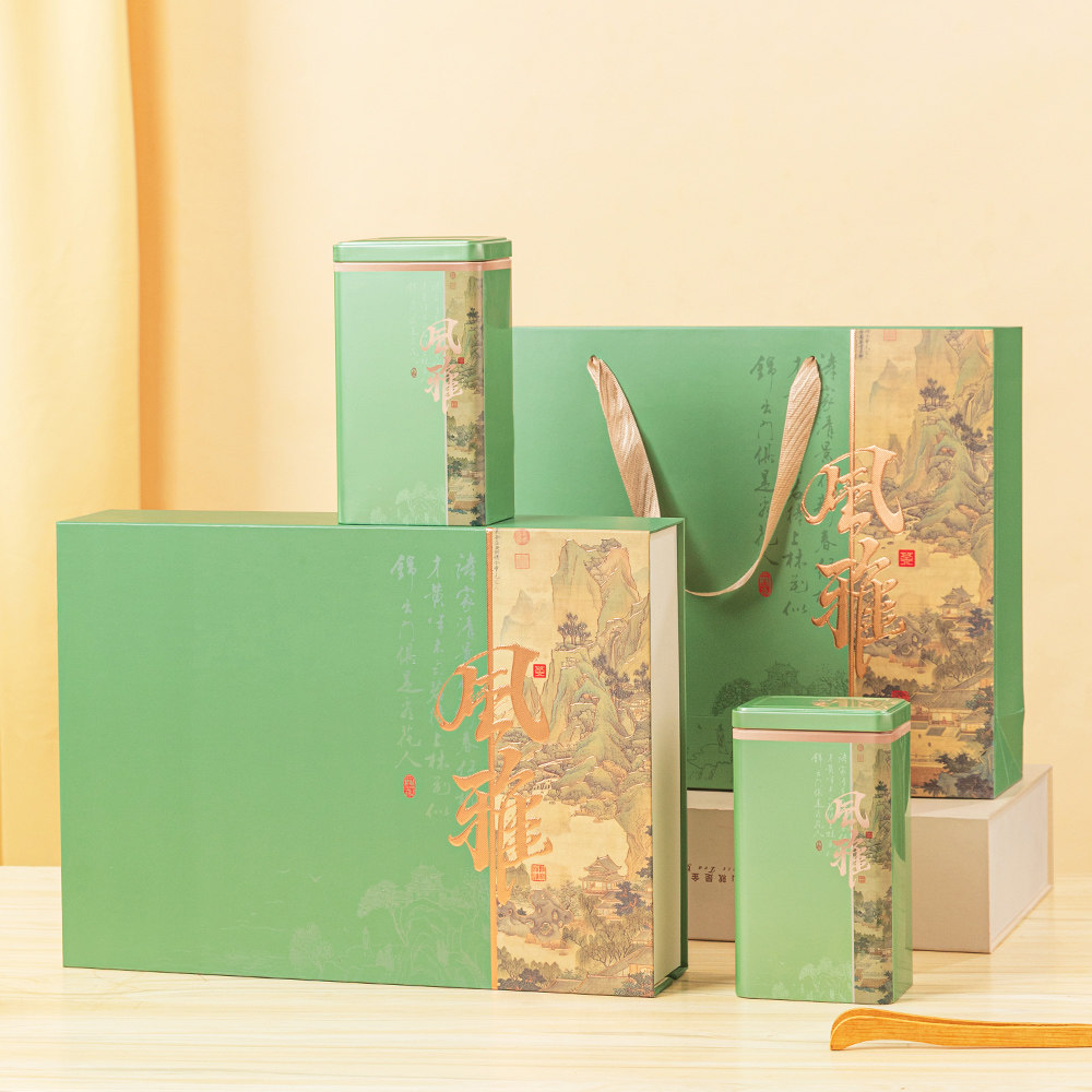 茶叶礼盒装空盒龙井茶叶包装盒空礼盒碧螺春毛尖红绿茶茶叶罐定制,包装,茶叶包装,淘宝优惠券,粉丝福利购,淘宝优惠卷