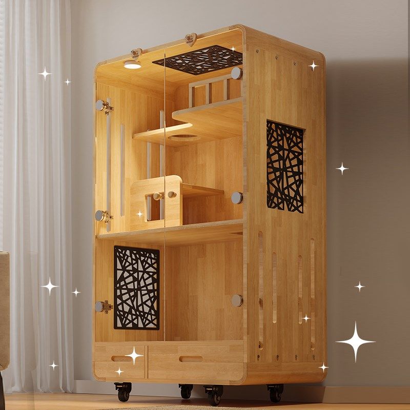 实木猫别墅猫笼子家用猫舍三层猫柜室内猫窝多层小猫房订制猫屋,宠物/宠物食品及用品,猫笼子/猫别墅,淘宝优惠券,粉丝福利购,淘宝优惠卷