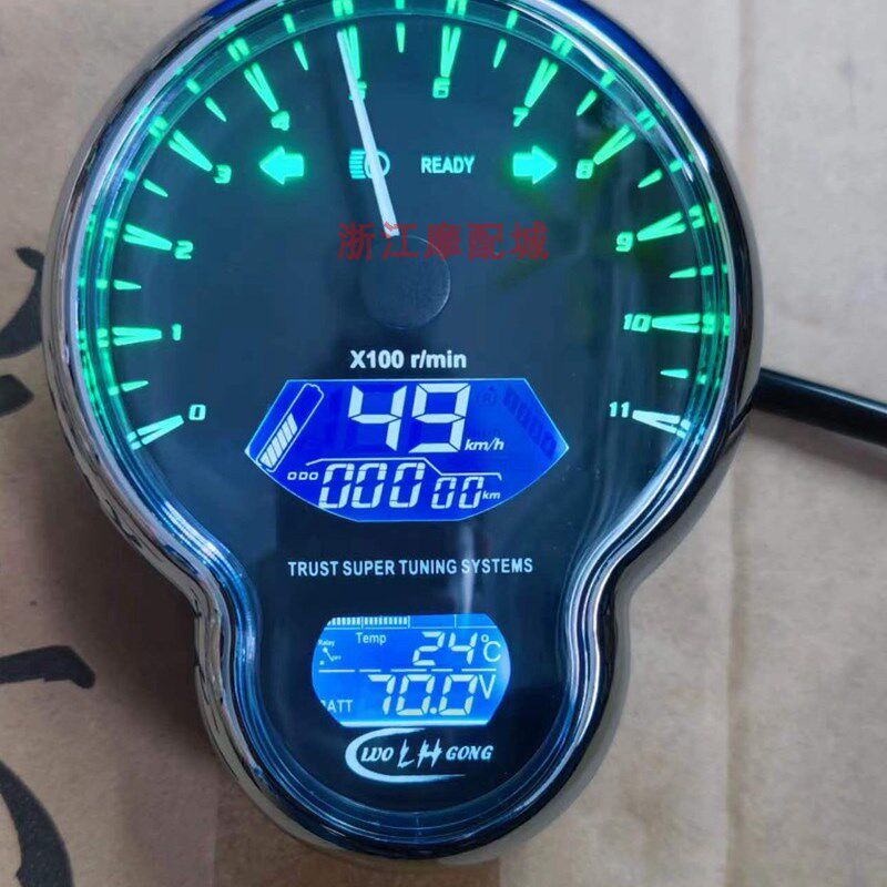 改装电动车液晶仪表小龟48v60v咪表码表功能全原装通用直上