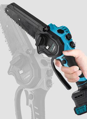 电锯家用伐小型手持柴锯充电式木锯手电锯锂电电链锯79622锯户外