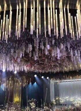 磨亚克棒吊灯婚礼力气泡灯道舞台吊顶商场橱砂窗装饰VMK具发光挂