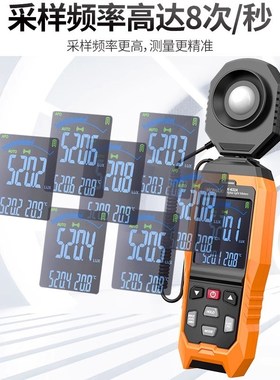 高精度数字照度计光照测光仪灯光亮度测试仪流明测量光度测试仪器