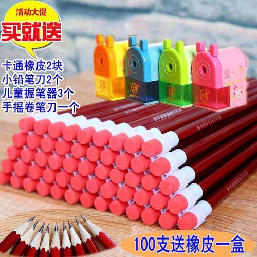50 pencil sets hb pencils student writing hexagonal