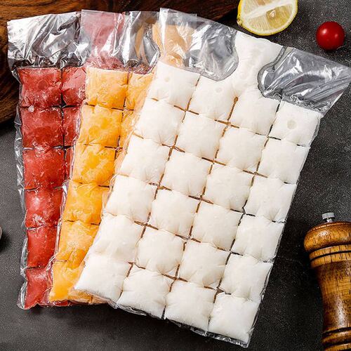 10pcs/pack Ice Cube Mold Disposable Self-Sealing Ice Cube Ba