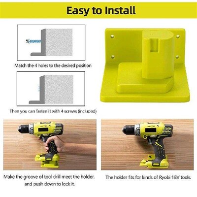 1/2/5Packs for Ryobi 18V Tool Holder,Wall Mount Stand