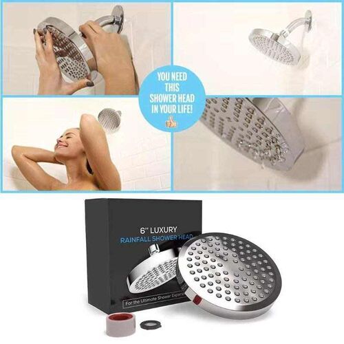 Shower Head Easy Tool Free Installation Adjustable Replaceme