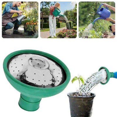 Watering Can Spout With Universal Water Sprinkler Head For
