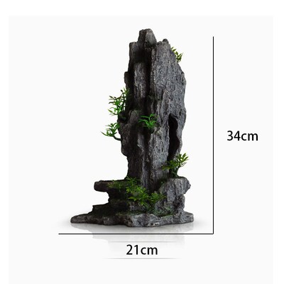 Plant rockery multi-style aquarium decorations, fish tank de