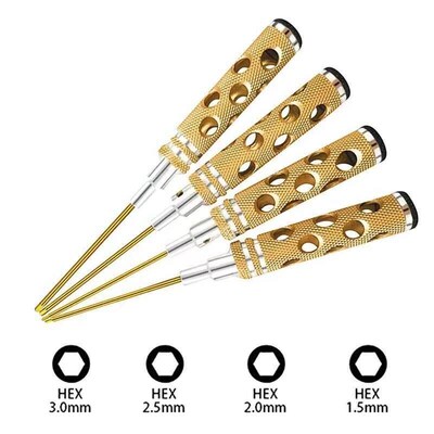 4 PCS Hex Screw Driver Tools Kit Set is suitable for the RC