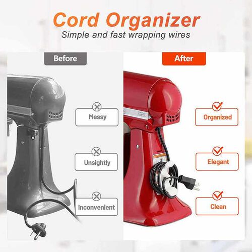 3/6pcs Cord Wrapper Hooks Wire Cord Cable Organizer Air Frye