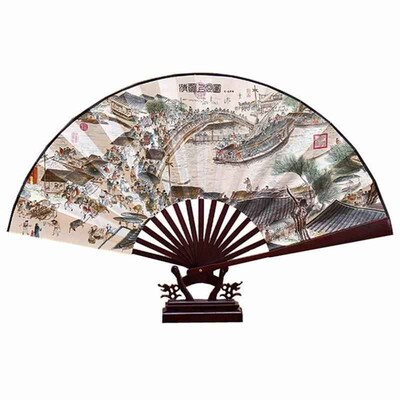 Chinese style gift Folding fan craftwork Creative souvenir