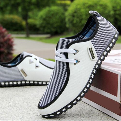 Fashion Driving Shoes Men Flats Slip On Loafers Italian Brea