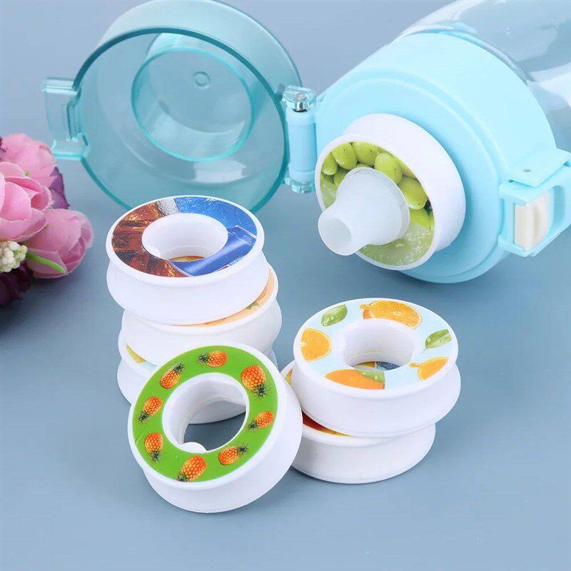 Flavored Water Bottle with 7 Flavoring Pods Air Scent Drinks - 实物图