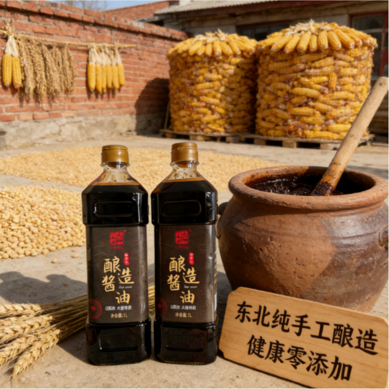 家用零添加纯手工酿造特级酱油1L炒菜凉拌点蘸酱香浓郁红烧炖煮,粮油调味/速食/干货/烘焙,酱油,淘宝优惠券,粉丝福利购,淘宝优惠卷