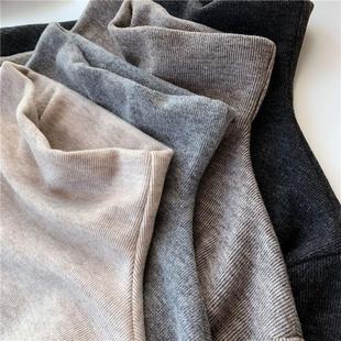 2025新款内搭打底衫秋冬洋气半高领磨毛t恤女长袖加厚学生上衣潮