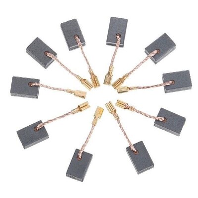 10PCS Graphite Copper Motor Carbon Brushes Kit For Angle