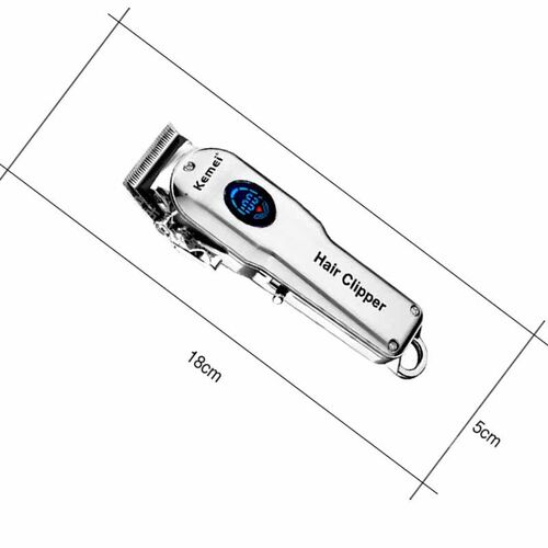 rechargeable LCD display fade hair clipper for men electric