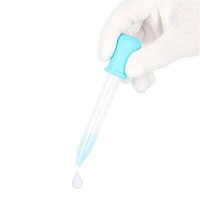 1pc 5ml Small Silicone Plastic Pipette Dropper Feeding