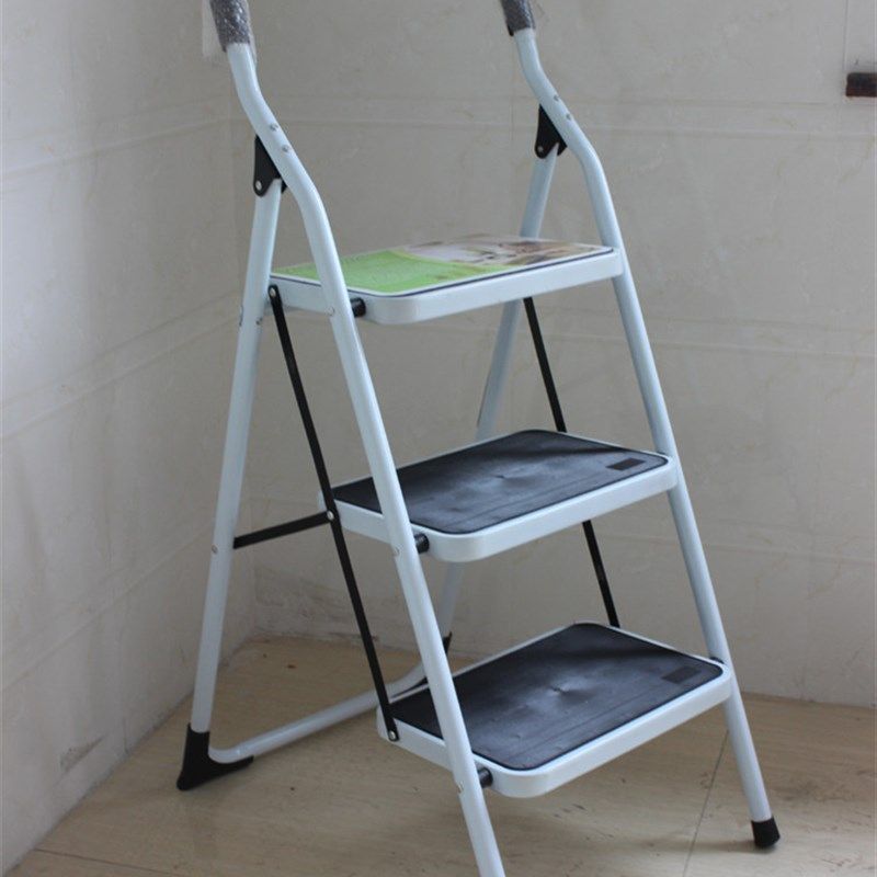加厚家用二三步两用人字折叠铁梯子钢管踏板防滑便携扶梯登高爬梯,居家日用,家用梯,淘宝优惠券,粉丝福利购,淘宝优惠卷
