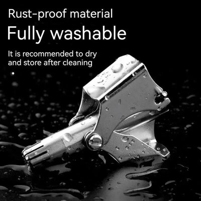 Washable Portable Ear Hair Trimmer Cleaning Without Rusting