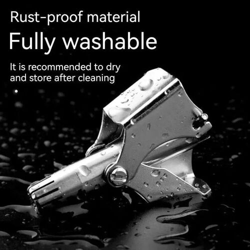 Washable Portable Ear Hair Trimmer Cleaning Without Rusting