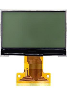 8-38COG白底黑字st755r液晶屏焊接L显示模块3.3V并口串口