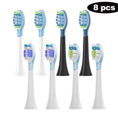8Pcs Replacement Brush Heads for  HX6064 HX6930 HX6730 Sonic