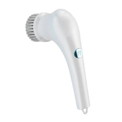Handheld Cleaning Brush with 5 Brush Heads Rechargeable