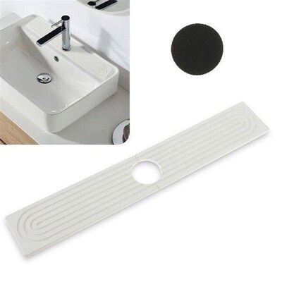 Faucet Mat for Kitchen Sink Water Absorbent Stone Sink Tray