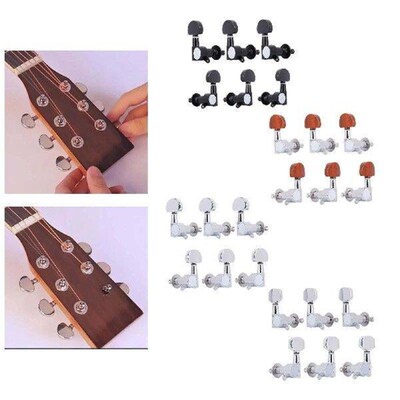 6Pcs 3L3R Guitar Tuning Pegs Guitar String Tuning Pegs