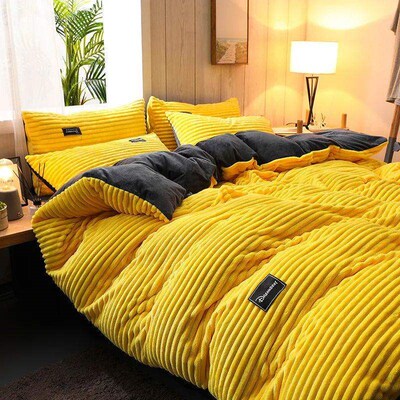 Home Textiles Bedding Set Duvet ver Thicken Flannel Duvet ve