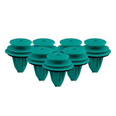 25pcs Green Trim Panel Nylon Retainer Clips Buckle For Toyot