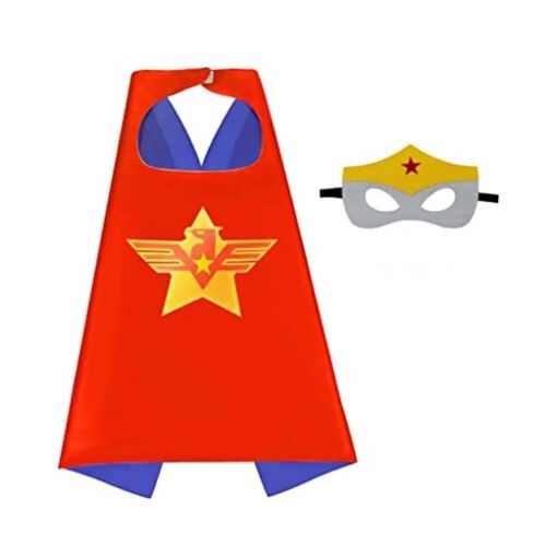 birthd Gift Superhero Cape for Boy girl  Cartoon Dre Up Cotu