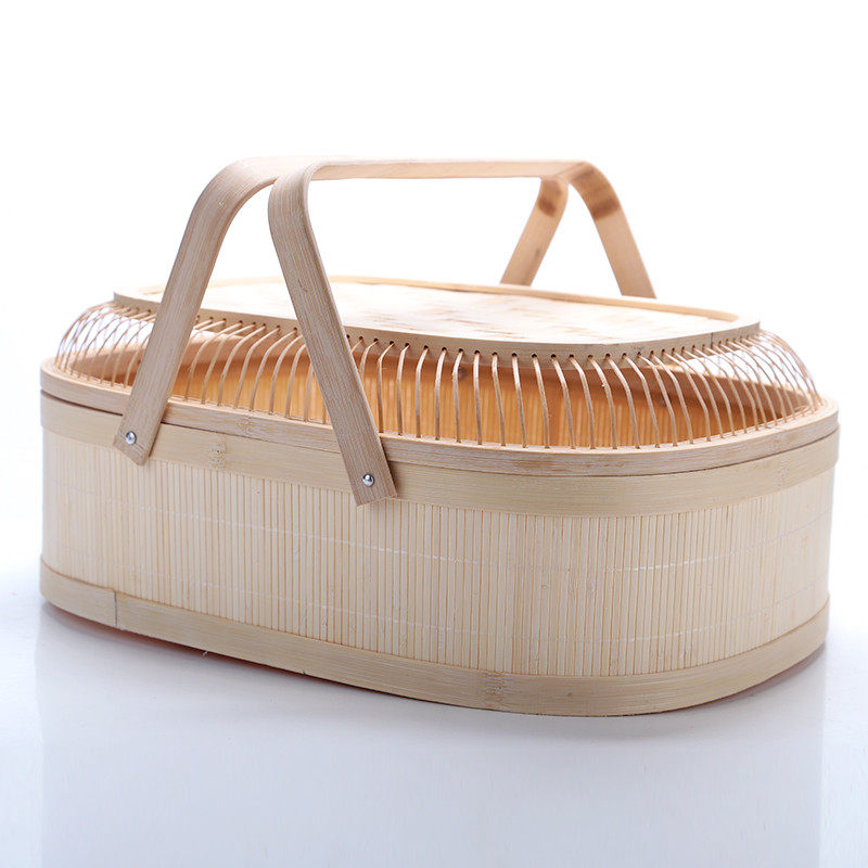 装水蜜桃高档水果的仿古手编竹篮子竹编竹包装,收纳整理,购物篮,淘宝优惠券,粉丝福利购,淘宝优惠卷