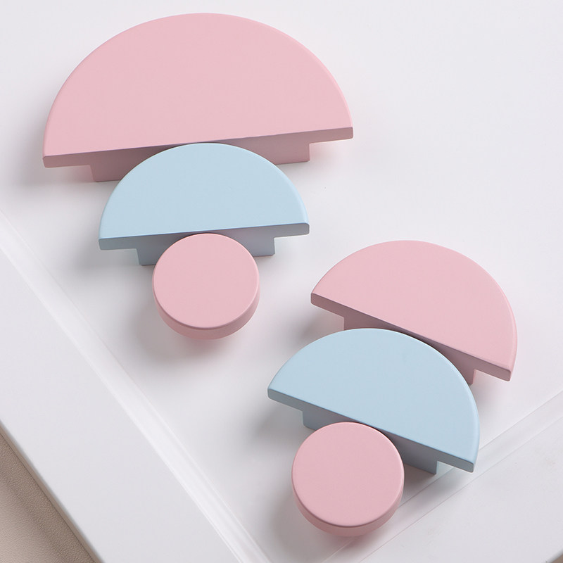 半圆实木儿童房衣柜拉手一门到顶柜子整体橱柜柜门圆形一体成型门,住宅家具,拉手,淘宝优惠券,粉丝福利购,淘宝优惠卷