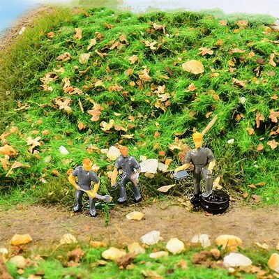 60g Yellow Green Simulation Ground Turf Stone Scene Material