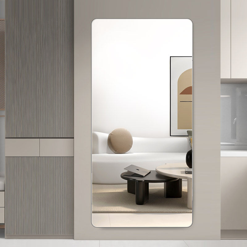 镜子贴墙自粘免打孔全身镜挂墙学生寝室壁挂式家用衣柜试衣镜,住宅家具,穿衣镜,淘宝优惠券,粉丝福利购,淘宝优惠卷
