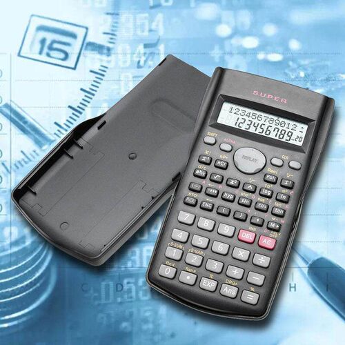 Scientific Calculator with 240 Functions and 2-Line Screen M