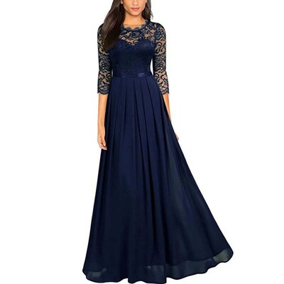 2024 Summer Plus Size 3XL Lace Evening Dress Long Luxury Ele