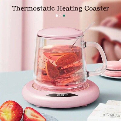USB Cup Warmer Coffee Mug Thermostatic Coaster Hot Plate