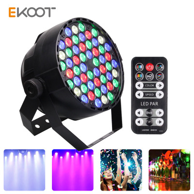 New remote control 54led PA light voice controlled stage
