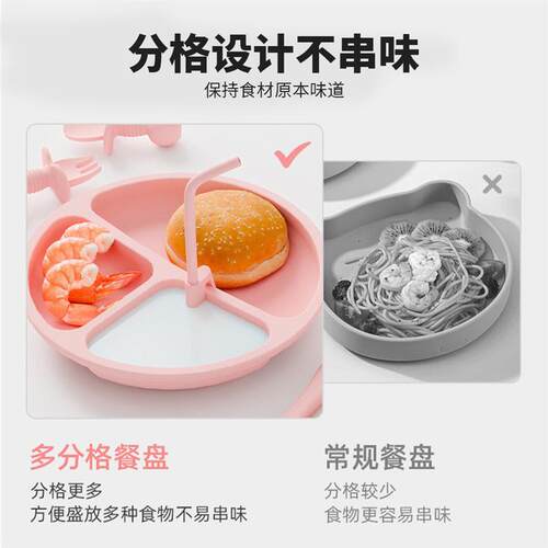 2Pcs/Set BPA Free Silicone Mini Fork Spoon Baby Learning Fee
