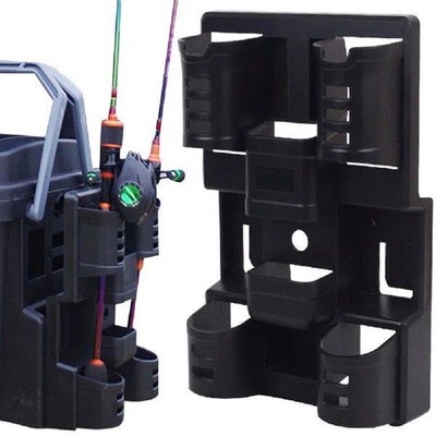 3 in 1 Fishing Rod Pole Stand Rod Stand with Cup Holder