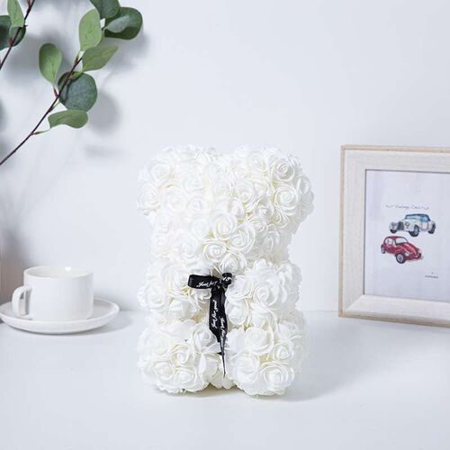 Rose Bear NEW Valentines Day Gifts 25cm Flower Bears